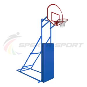 Купить Стойка стритбольная складная с фанерным щитом, кольцом, сеткой и защитой Street в Набережныечелнах 